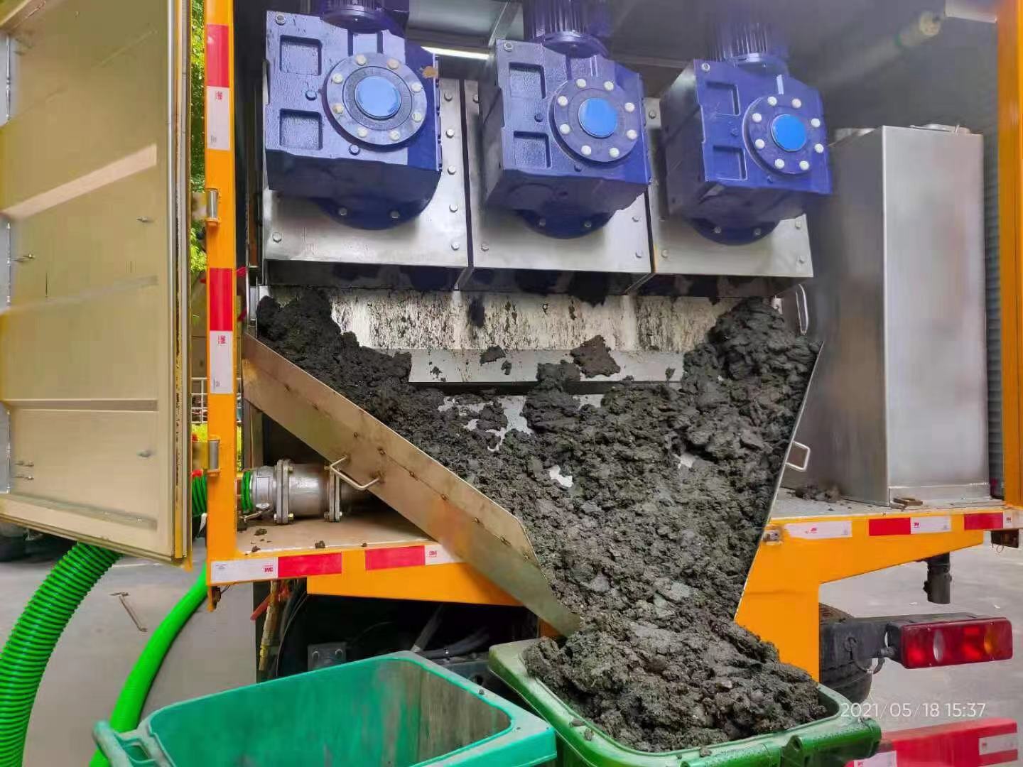 横林镇化粪池清掏城市维护站-泥浆净化干湿分离处理